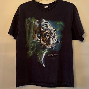 Vintage Black Jungle Tiger Tee